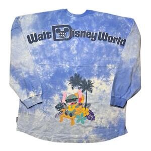 NEW Stitch Spirit Jersey Adult 2XL XXL Walt Disney World Blue Tie-Dye Mickey